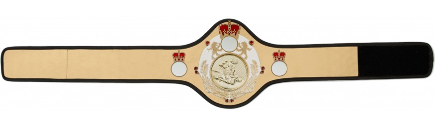 QUEENSBURY PRO LEATHER MMA CHAMPIONSHIP BELT - QUEEN/W/G/MMAG - 8+ COLOURS